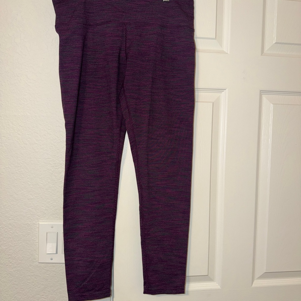 Tuff Athletics Purple Space-Dye Leggings
